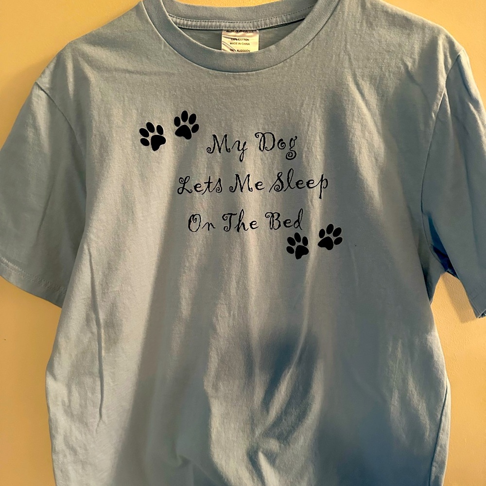 NWOT light blue large t-shirt